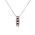 Gold Pendant with Rubies and Diamonds