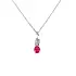 Zlatý Přívěsek s Rubínem a Diamanty
