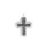 Golden Cross Zancan Black Magic with White and Black Diamonds EC222B