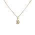 Gold pendant Crivelli with yellow fancy diamonds
