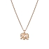 Золотой кулон Chopard Happy Diamonds Elephant 79A189-5001