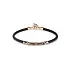 Zlatý náramek Baraka s černými diamanty