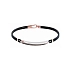 Gold Men's Zancan Bracelet with Black Diamonds