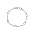 Ladies Bracelet with White Gold Zircones