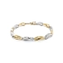 Ladies Bracelet made of Combination Gold