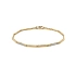 Gold Ladies Bracelet with Zircons