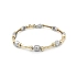 Ladies Bracelet made of Combination Gold