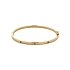 Gold Fixed Bracelet with Zircons