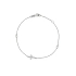 Bracelet with Zircones with White Gold Cross
