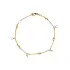 Bracelet with Zircones made of Combined Gold