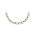 Ladies Necklace made of Combination Gold