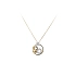 Gold Necklace with Zircons