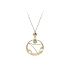 Gold Necklace with Coloured Stones