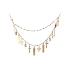 Gold Ladies Crosses Necklace