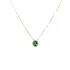 Zlatý Náhrdelník se Zeleným Kamenem