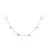 Ladies Necklace made of Combination Gold