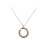 Gold Necklace with Zircons