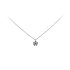 Necklace with White Gold Zircons