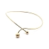 Gold Fixed Necklace Balls