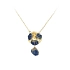 Gold Necklace with Enamel