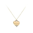 Necklace Hearts of Combination Gold