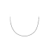 White Gold Rolo Chain