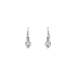 Gold Earrings with Zircons
