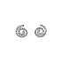 White Gold Earrings with Fine Spiral Structure
