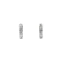 Fine White Gold Earrings with Shining Zircones