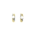 Gold Earrings with Pearl and Zircones