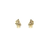 Gold Earrings with Zircons