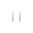 Gold Circular Earrings with Zircons