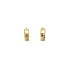 Gold Round Earrings