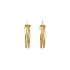 Gold Round Earrings