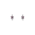 Earrings in Ladybug shape with Red Rhinestones