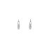 White Gold Round Earrings