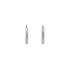White Gold Round Earrings