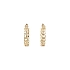 Gold Round Earrings