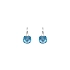 Gold Earrings with Quartz