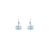 Gold Earrings with Zircons