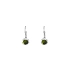 Gold Earrings with Zircons