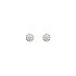 Gold Pecky Earrings with Zircones
