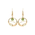 Gold dangle earrings
