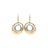 Gold Combination dangle earrings