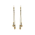 Gold dangle earrings