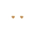 Gold Pecky Earrings Hearts