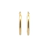 Gold Round Earrings