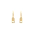 Gold dangle earrings