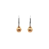 Gold dangle earrings