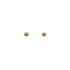 Gold Pecky Earrings with Zircones